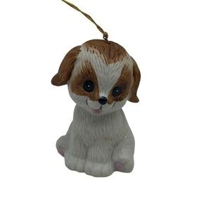Vintage Jasco Puppy Ceramic Ornament
